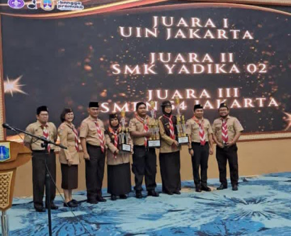 Gudep Pramuka UIN Jakarta Raih Predikat Terbaik pada Apresiasi Kehumasan DKI Jakarta 2025