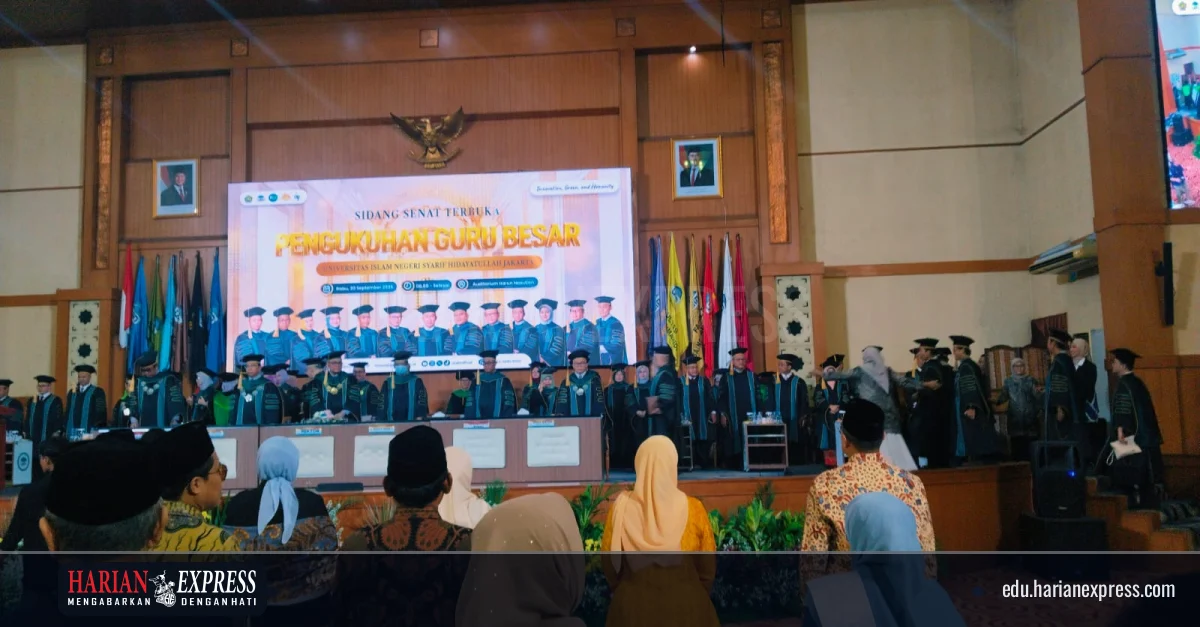 UIN Syarif Hidayatullah Jakarta Kukuhkan 13 Guru Besar Baru Lintas Disiplin Ilmu